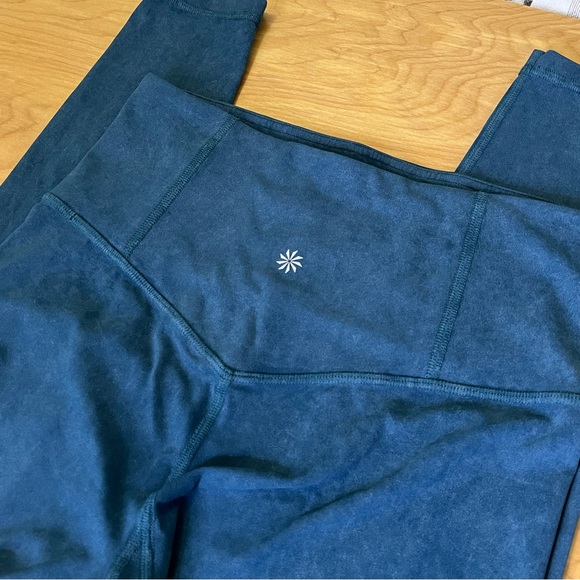 Athleta Elation Garment Dye ⅞ Tight Teal Size Small *see measurements - Picture 7 of 10